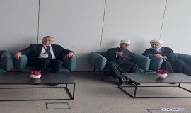 دیدار دکتر شهریاری دبیرکل مجمع تقریب با عزیز حسنویچ مفتی اعظم کرواسی و دکتر اسامه الازهری وزیر اوقاف مصر